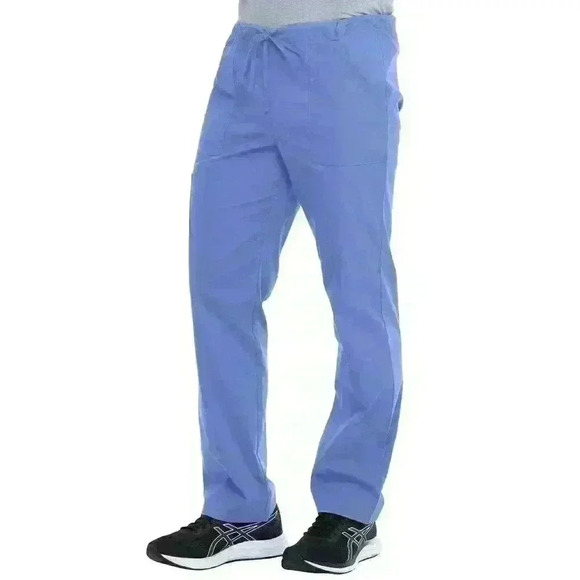 NWT Unisex Scrubstar Core Essentials Scrub Pants Drawstring Tie Size L, 3XL Blue - Picture 5 of 10